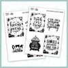 Halloween Quote Boxes