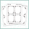Mermaid Confetti Full Box Overlays