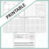 Printable Bow Confetti Foil Bundle