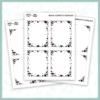 Beach Confetti Full Box Overlays