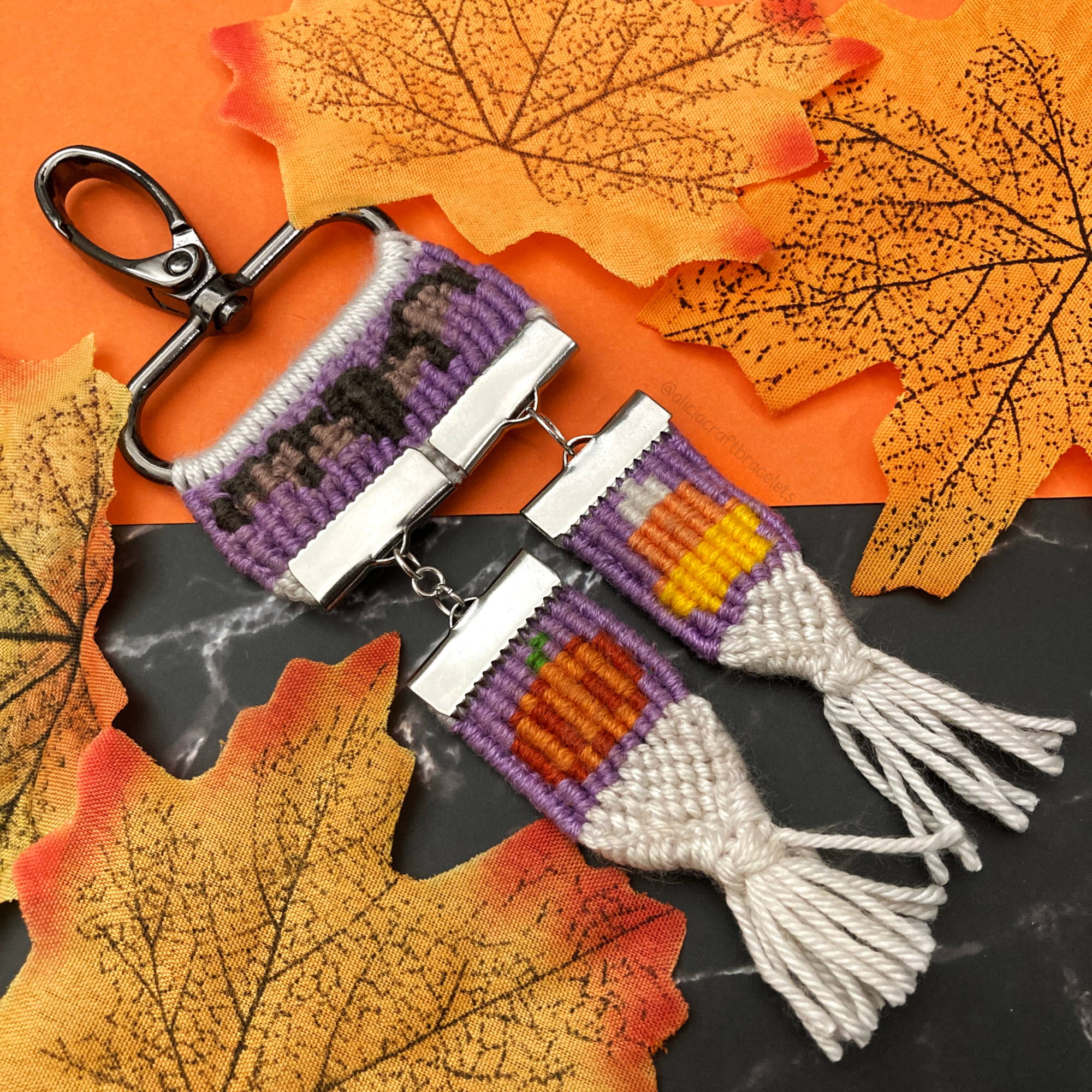 Triple Halloween Keychain