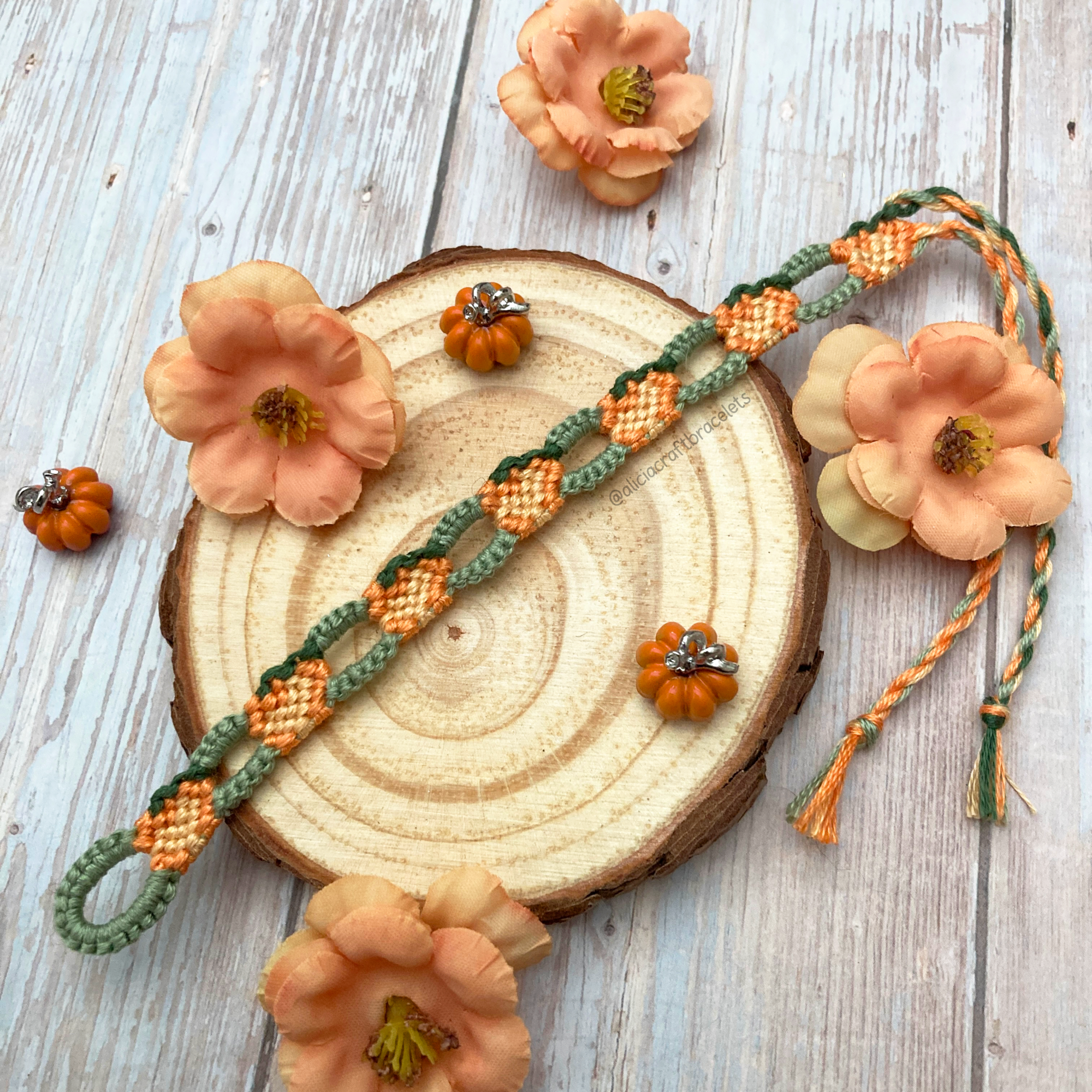 Pumpkin Chain Bracelet