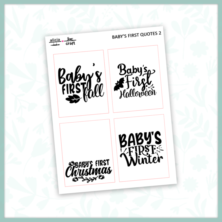 Baby's First Quote Overlays 2
