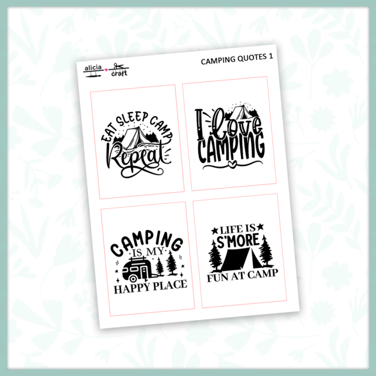 Camping Quote Overlays 1