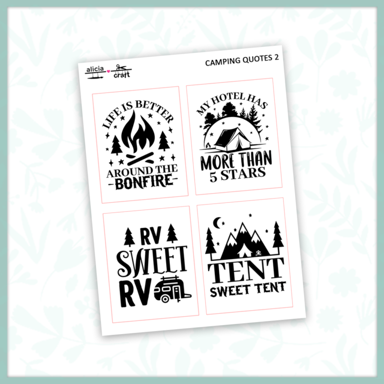 Camping Quote Overlays 2