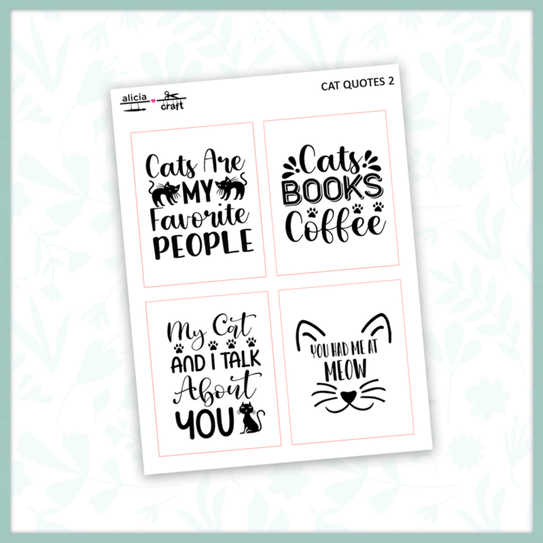 Cat Quote Overlays 2