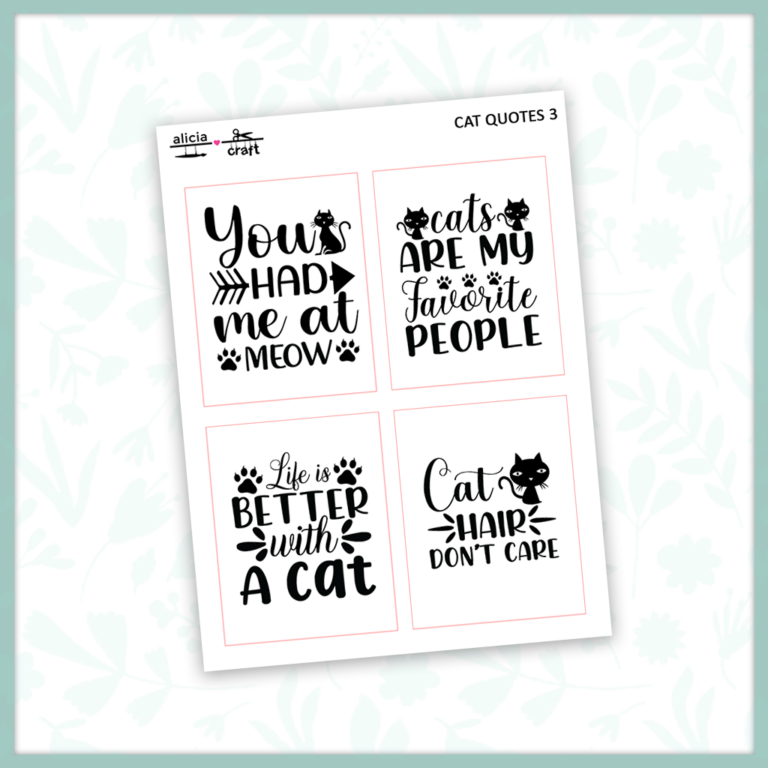 Cat Quote Overlays 3