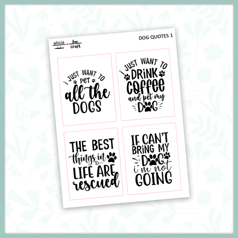 Dog Quote Overlays 1