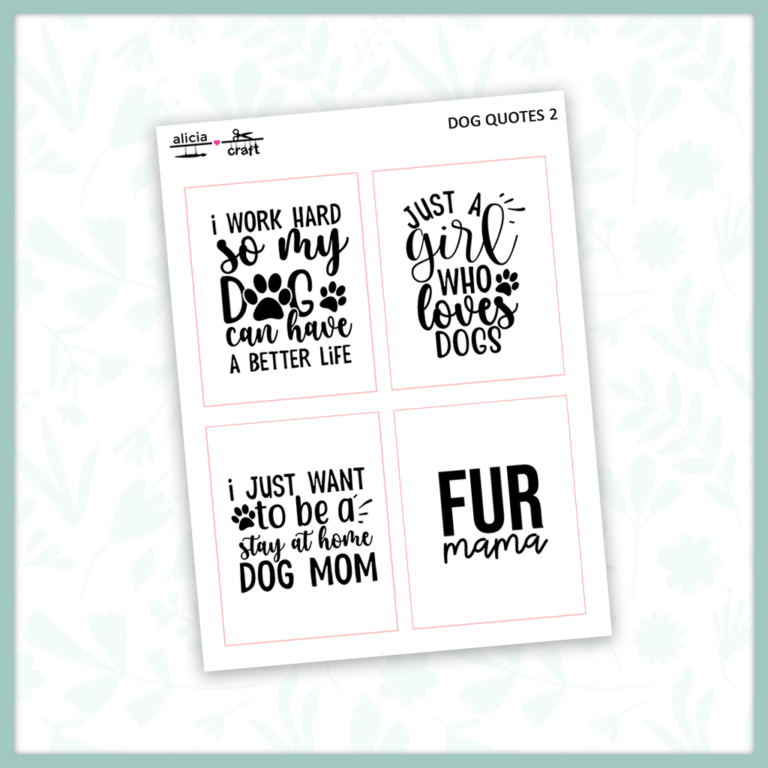 Dog Quote Overlays 2