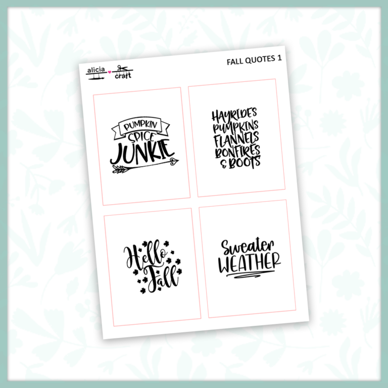 Fall Quote Overlays 1