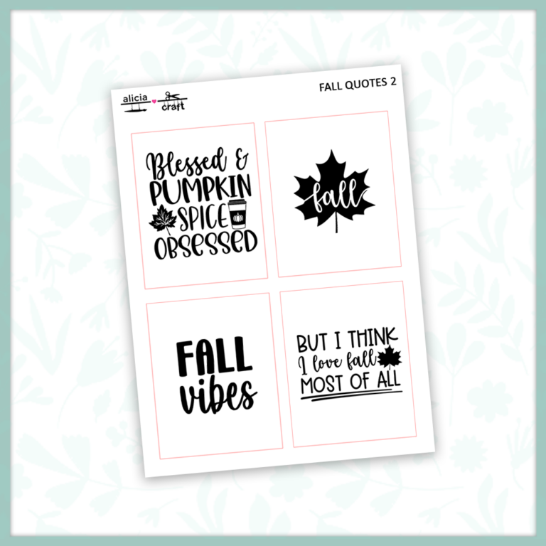 Fall Quote Overlays 2
