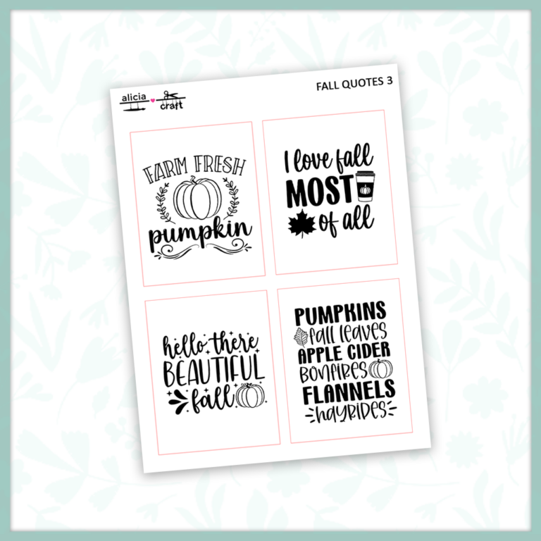 Fall Quote Overlays 3