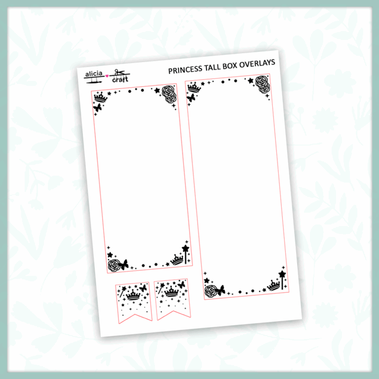 Princess Tall Box Overlays