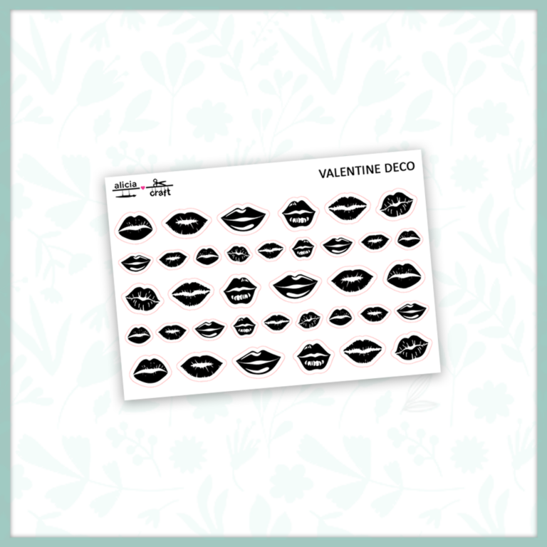 Valentine Lips Deco