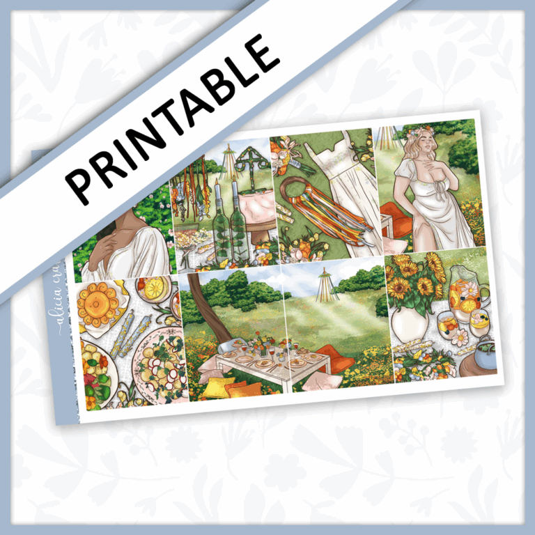 Midsummer Printable Weekly Kit