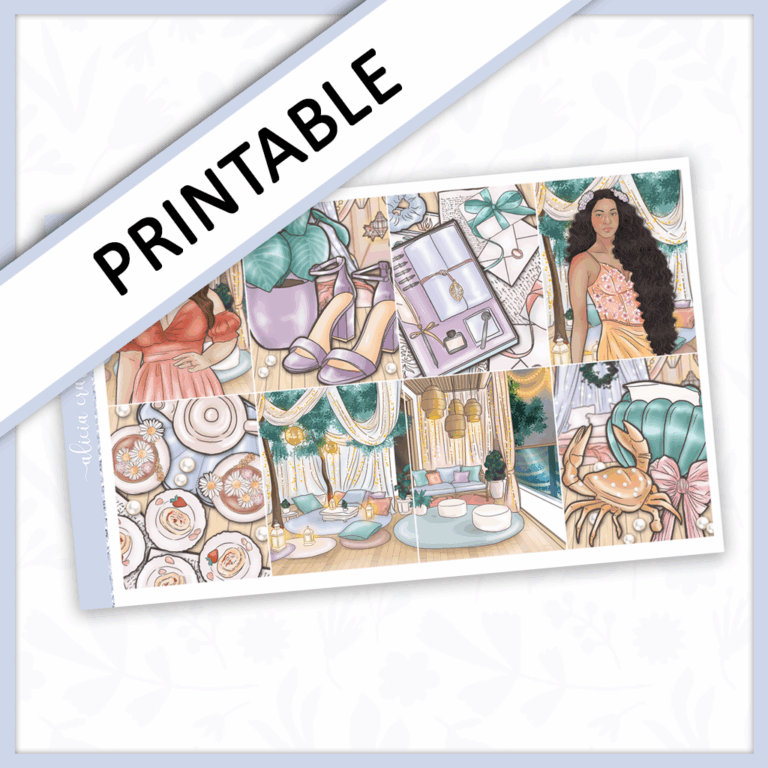 Cancer Vibes Printable Weekly Kit