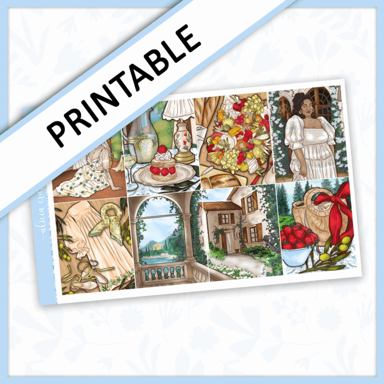 Château de Lumière Printable Weekly Kit