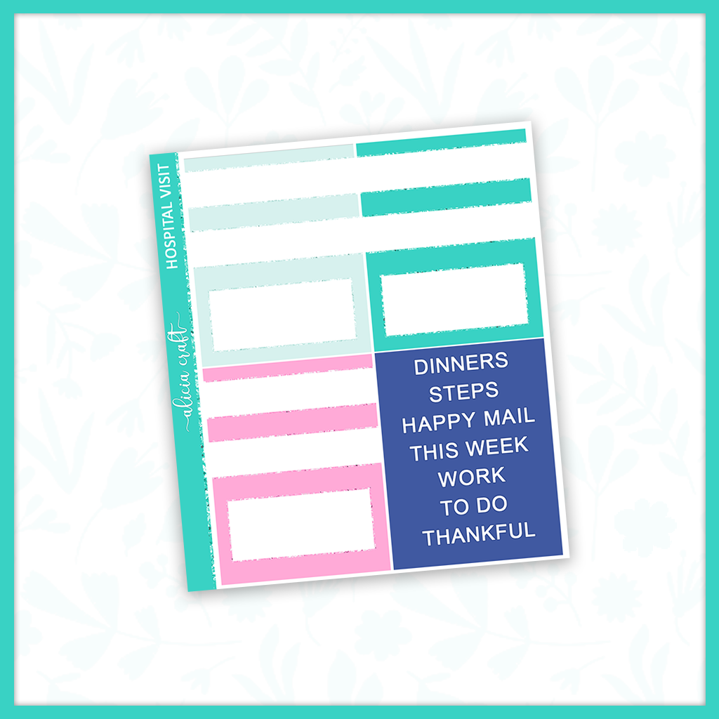 Hospital Visit ADDON – label sampler – Alicia Craft