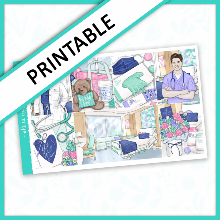Hospital Visit Printable Weekly Kit